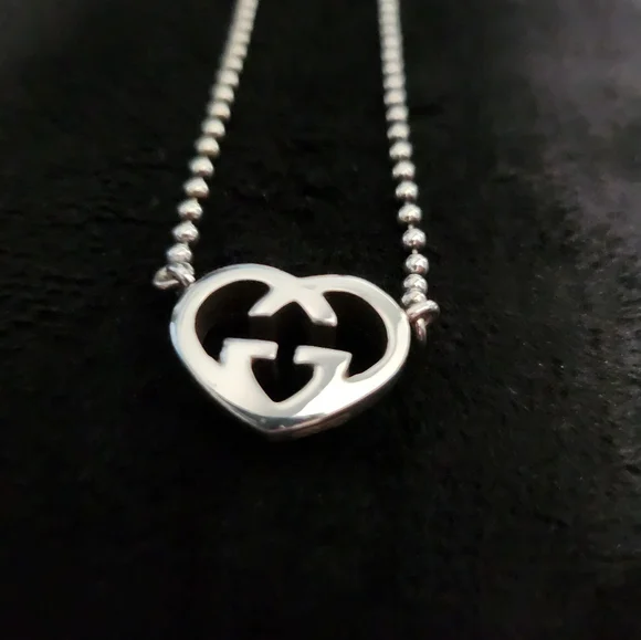 213. EUC Gucci 16" silver 925 choker necklace - Picture 2 of 7